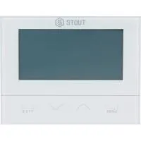 Проводной комнатный двухпозиционный регулятор STOUT ST-292v3, белый