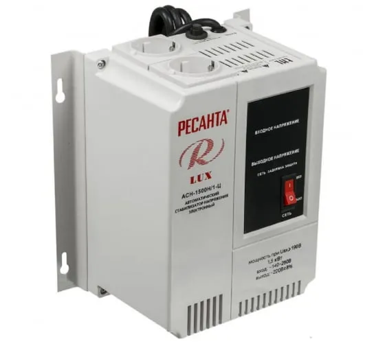 Стабилизатор напряжения Ресанта Lux АСН-1500Н/1-Ц