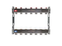 Колекторная группа для отопления из нержавеющей стали Rommer 1* х 3/4* - 7 выходов (без расходомеров)