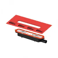 Сифон TECEdrainline S TECEdrainprofile DN40, низкий с боковым сливом