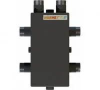 Распределительный коллектор 2 отопительных контура Warme WKSG 24 с гидравлическим разделителем под настенный котел