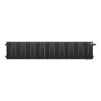 Радиатор биметаллический Royal Thermo PianoForte 200 Чёрный VR80- 18 секц. Радиатор биметаллический Royal Thermo PianoForte 200 Чёрный VR80- 18 секц.
