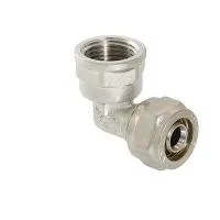 Обжимной угольник внутренняя резьба 90° VALTEC 16 х 1/2*