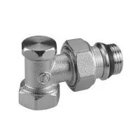 Клапан запорный угловой Giacomini R1 1/2* (ВР/НР, PN16, Tmax 110°C)