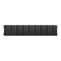 Радиатор биметаллический Royal Thermo PianoForte 200 Чёрный - 18 секц. Радиатор биметаллический Royal Thermo PianoForte 200 Чёрный - 18 секц.