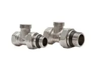 Запорный радиаторный клапан Arrowhead Element, прямой, Ду15