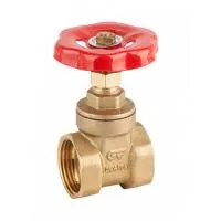 Задвижка клиновая GENEBRE 3220 - 1 1/2** (ВР/ВР, PN20, Tmax 120°C, ручка-вентиль, латунь)