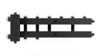 Распределительный коллектор (дублер компакт) 5 (3+1+1) отопительных контура Warme WKD.R.162.К с гидравлическим разделителем (до 162 кВт)