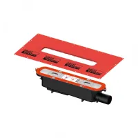 Сифон TECEdrainline S TECEdrainprofile DN50, стандартный с боковым сливом