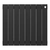Радиатор биметаллический Royal Thermo PianoForte 500 Чёрный - 8 секц. Радиатор биметаллический Royal Thermo PianoForte 500 Чёрный - 8 секц.