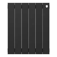 Радиатор биметаллический Royal Thermo PianoForte 500 Чёрный - 6 секц. Радиатор биметаллический Royal Thermo PianoForte 500 Чёрный - 6 секц.