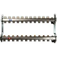 Коллекторная группа для отопления STOUT 0932 - 11 выходов