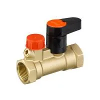 Клапан запорный ручной Danfoss LENO MSV-S (со спускным краном)