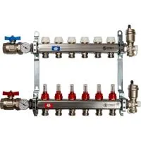 Коллекторная группа для теплого пола STOUT 0907 - 6 выходов Коллекторная группа для теплого пола STOUT 0907 - 6 выходов