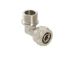 Обжимной угольник наружная резьба 90° VALTEC 16 х 1/2*