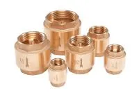 Обратный клапан с латунным штоком, 2″