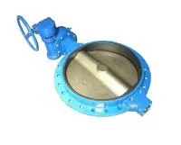 Затвор чугунный поворотный межфланцевый ABRA-BUV-VF826D700G Ру10 с редуктором