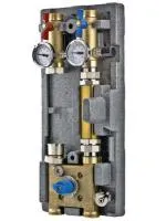 Насосный модуль с байпасом и трехходовым клапаном VALTEC (без насоса 180 мм)