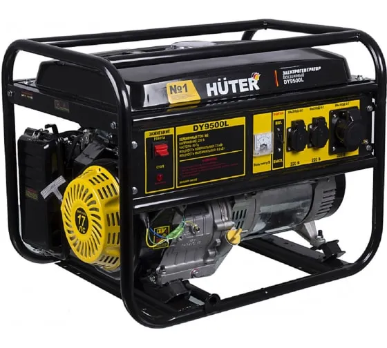 Электрогенератор бензиновый Huter DY9500L