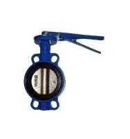 Затвор чугунный поворотный межфланцевый ABRA-BUV-VF826D150G Ру16 с редуктором