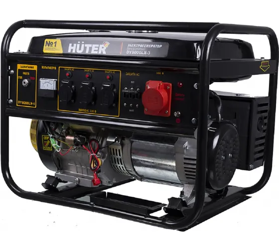 Электрогенератор бензиновый Huter DY8000LX-3