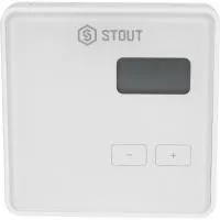 Беспроводной комнатный двухпозиционный регулятор STOUT ST-294v2, белый