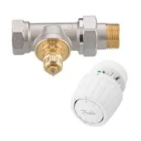 Комплект для регулировки радиаторов прямой 1/2" Danfoss RTR-G/RTR 7090 (для однотрубной системы)