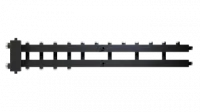 Распределительный коллектор (дублер компакт) 9 (6+2+1) отопительных контура Warme WKD.R.162.К с гидравлическим разделителем (до 162 кВт)