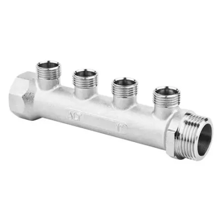 Коллектор универсальный Altstream ALT-K 3/4* х 1/2* - 3 выхода  (наружная резьба, с патрубками)