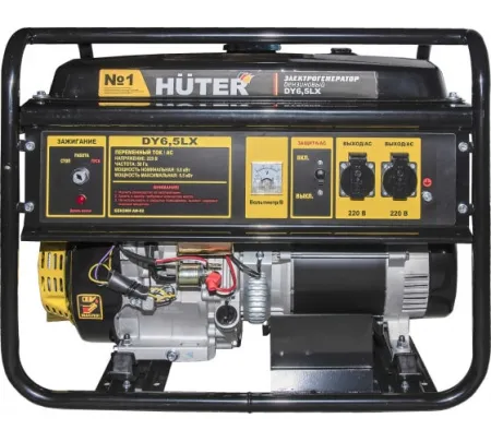 Электрогенератор бензиновый Huter DY6,5LX-электростартер