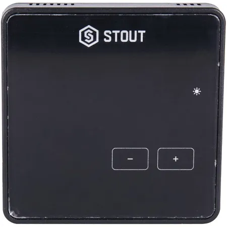Беспроводной комнатный регулятор STOUT R-8z, черный Беспроводной комнатный регулятор STOUT R-8z, черный