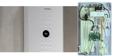 Водонагреватель электрический проточный Veito  FLOW E7  7,5 кВт / 220В / 1 ф.