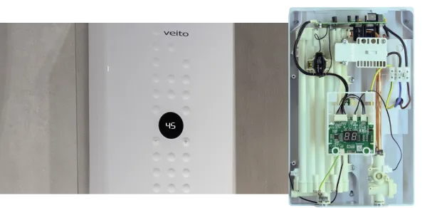 Водонагреватель электрический проточный Veito  FLOW E9  9,5 кВт / 220В / 1 ф.