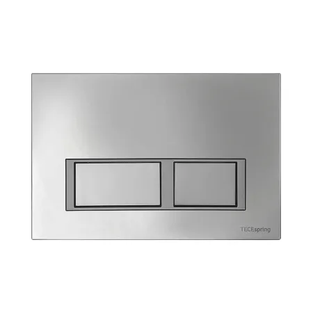 Комплект для установки подвесного унитаза: TECEspring, пластиковая панель смыва TECEspring V, хром глянцевый