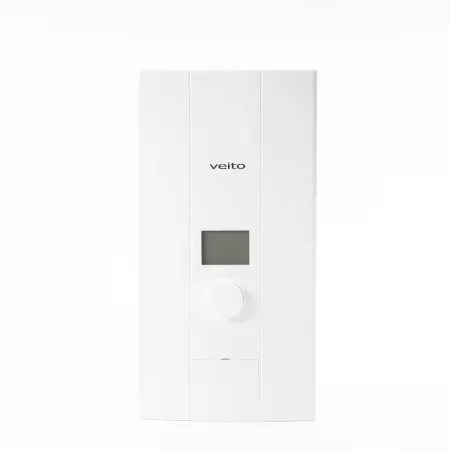 Водонагреватель  электрический проточный Veito BLUE  S 12 кВт / 380В / 3ф. с электронным дисплеем.