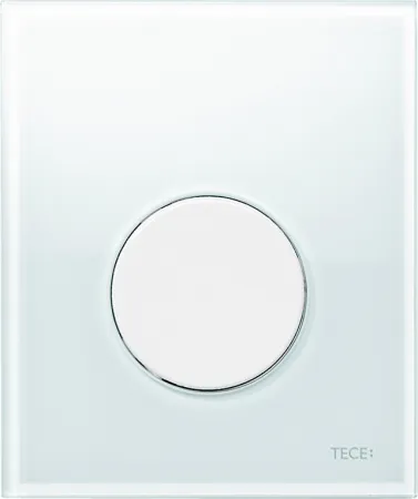 Кнопка смыва TECE Loop Urinal 9242650 белое стекло