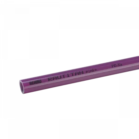 Труба из сшитого полиэтилена универсальная Рехау Rautitan Pink+ 63 х 8.7 мм (6 м), стоимость за 1 м