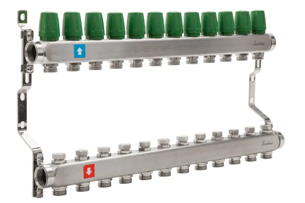 Коллектор из нержавеющей стали в сборе без расходомеров, 12 выхода ARROWHEAD
