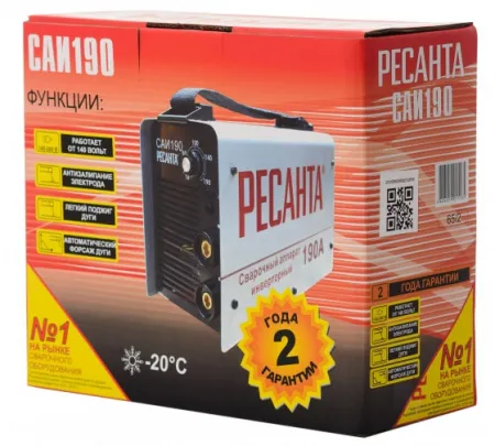 Инверторный сварочный аппарат Ресанта САИ-190