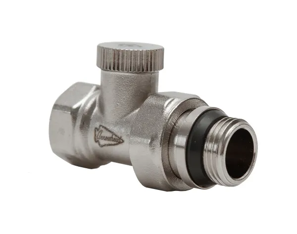 Запорный радиаторный клапан Arrowhead Element, прямой, Ду15