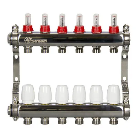 Коллекторная группа для теплого пола Altstream ALT-Kgr 1 1/4* х 3/4* - 3 выхода