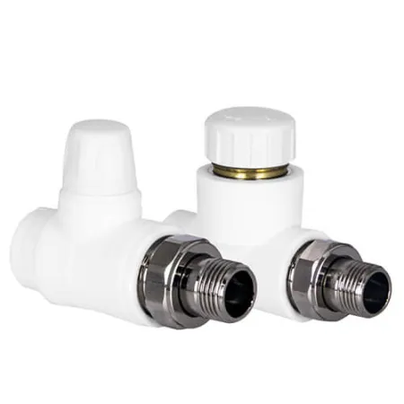 Комплект TEBO C--TB №5 1/2* (термостатический прямой с колпачком 20x1/2*, клапан запорный прямой 20x1/2*)