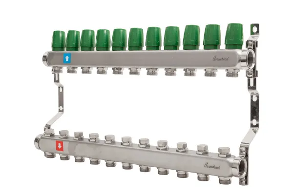 Коллектор из нержавеющей стали в сборе без расходомеров, 10 выхода ARROWHEAD
