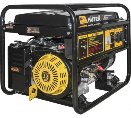 Электрогенератор бензиновый Huter DY6,5LX-электростартер