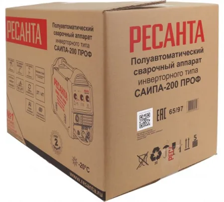 Полуавтоматический сварочный аппарат Ресанта САИПА-200ПРОФ (MIG/MAG)