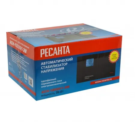 Стабилизатор напряжения Ресанта АСН-10000/1-ЭМ