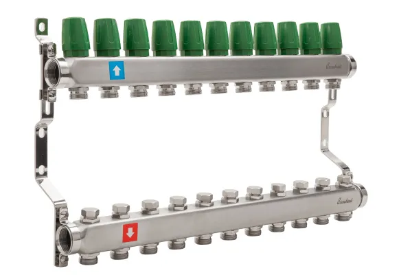 Коллектор из нержавеющей стали в сборе без расходомеров, 11 выхода ARROWHEAD