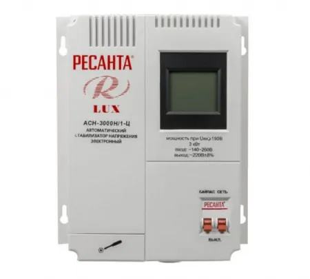Стабилизатор напряжения Ресанта Lux АСН-3000Н/1-Ц