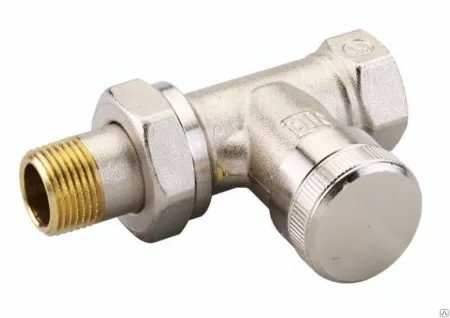 Кран для радиатора нижний прямой Danfoss 1/2*