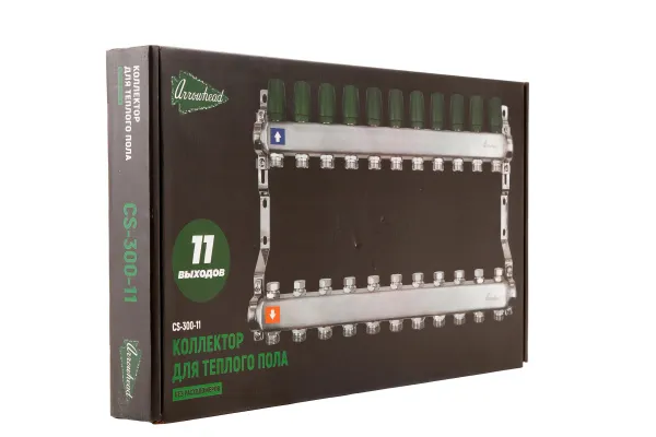 Коллектор из нержавеющей стали в сборе без расходомеров, 11 выхода ARROWHEAD